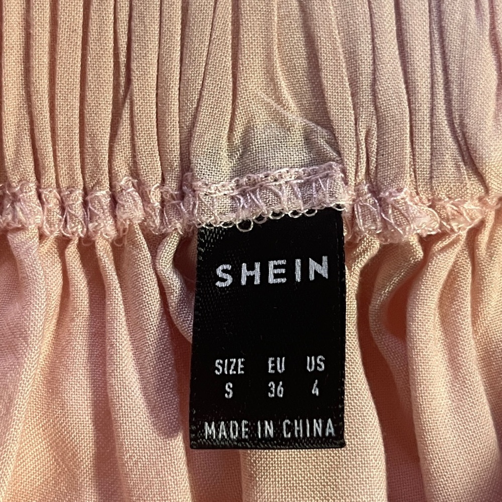 Shein Small Pink Ruffle Mini Skirt - Picture 4 of 4